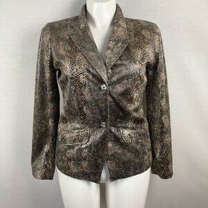 Betty Barclay Faux Snakeskin Blazer